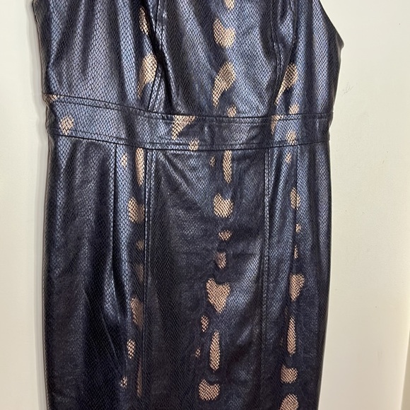 Emma & Michele Reptile Snake Print Sleeveless Dress - Picture 4 of 10